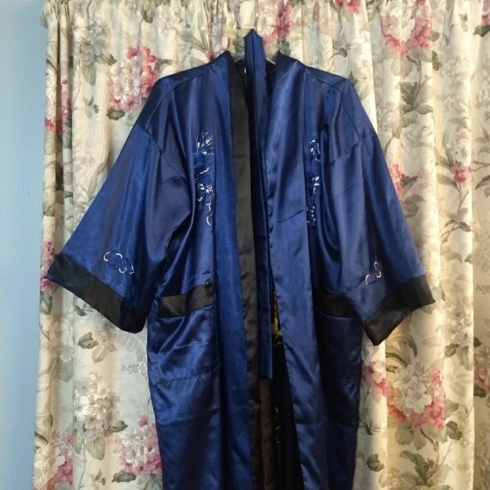 Silk robe